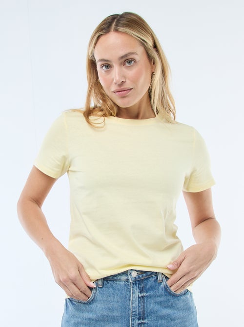 Short-sleeved jersey T-shirt - Kiabi