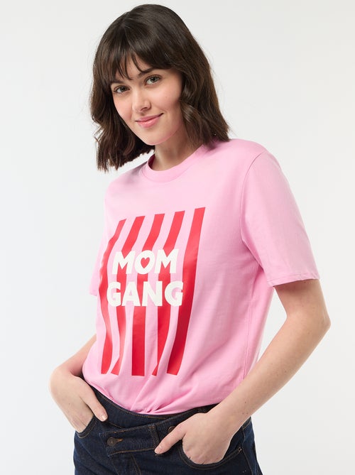 Short-sleeved 'Mother's Day' T-shirt - Kiabi