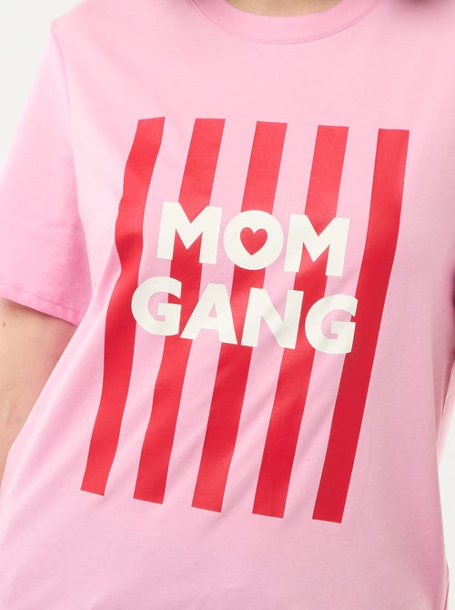 Short-sleeved 'Mother's Day' T-shirt - Kiabi