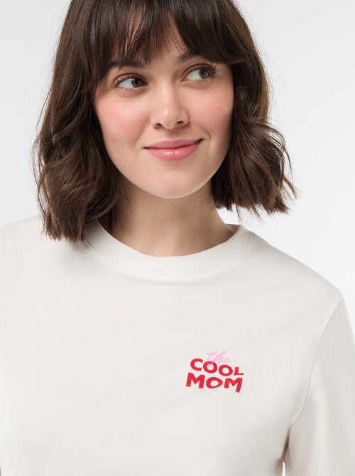 Short-sleeved 'Mother's Day' T-shirt - Kiabi