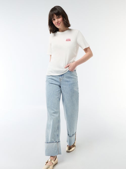 Short-sleeved 'Mother's Day' T-shirt - Kiabi