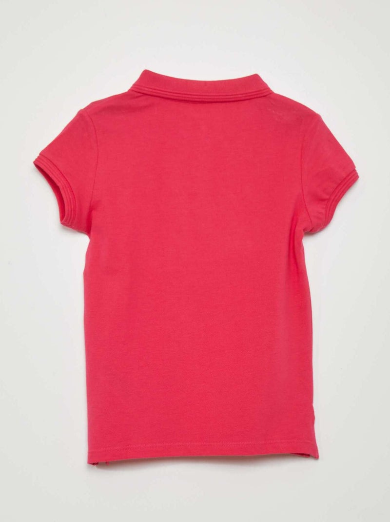 Short-sleeved polo shirt PINK - Kiabi