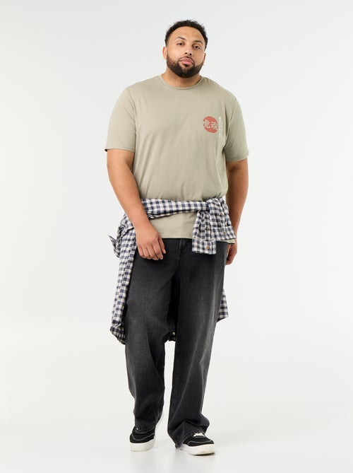 Short-sleeved printed jersey T-shirt - Kiabi
