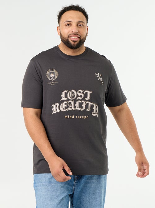 Short-sleeved printed jersey T-shirt - Kiabi