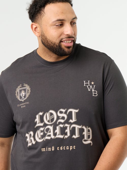 Short-sleeved printed jersey T-shirt - Kiabi
