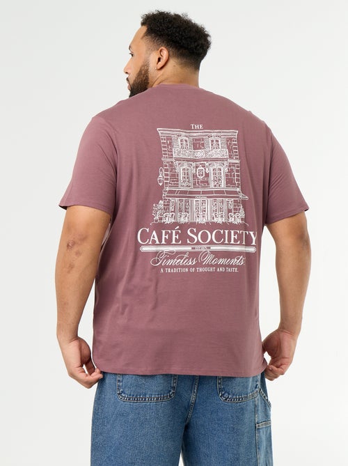 Short-sleeved printed jersey T-shirt - Kiabi