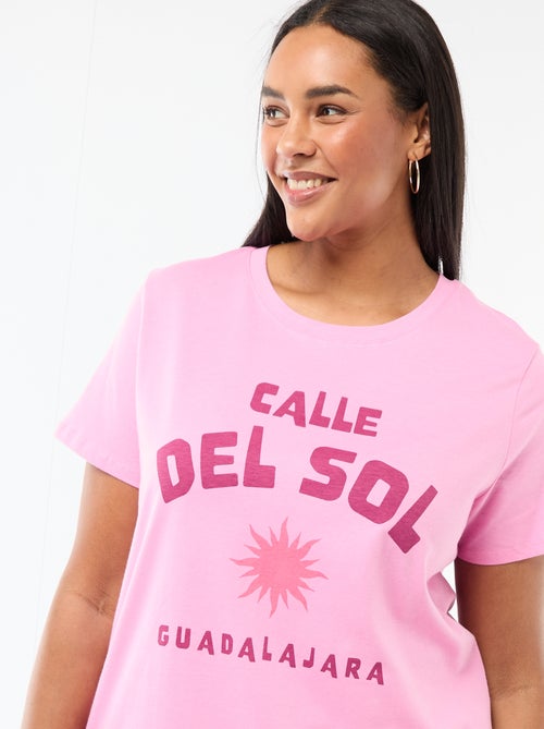 Short-sleeved printed T-shirt - Kiabi