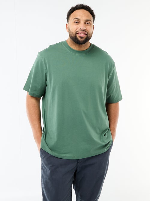 Short-Sleeved T-Shirt with Chest Pocket - Kiabi