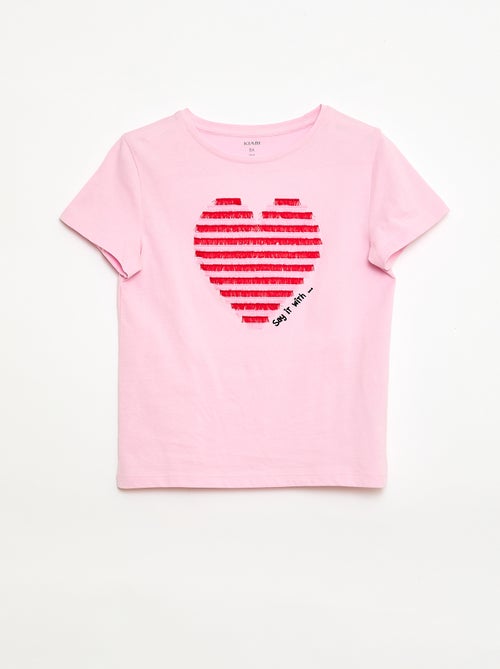 Short-sleeved T-shirt with design - Kiabi