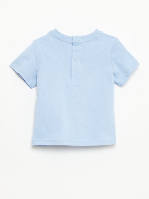 Short-Sleeved T-Shirt with Embroidery - Kiabi