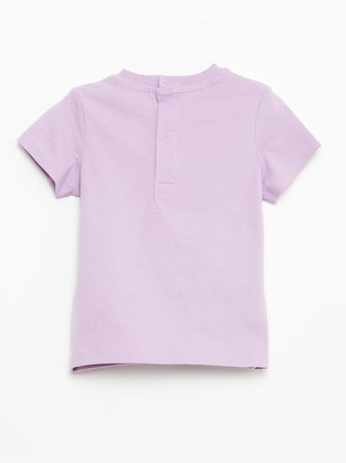 Short-Sleeved T-Shirt with Embroidery - Kiabi