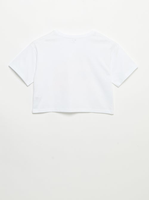 Short-sleeved T-shirt with embroidery - Kiabi