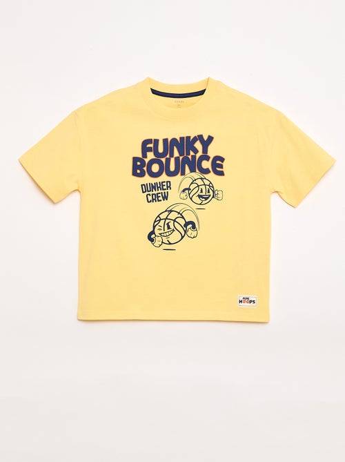 Short-Sleeved T-Shirt with Front Print - Kiabi