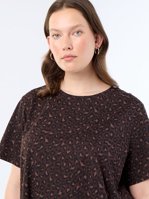 Short-sleeved T-shirt with print - Kiabi Short-sleeved T-shirt with print - Kiabi
