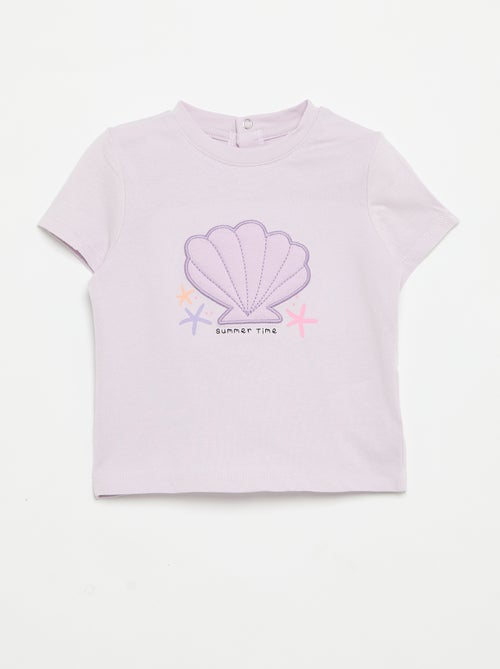 Short-sleeved T-shirt with print - Kiabi Short-sleeved T-shirt with print - Kiabi