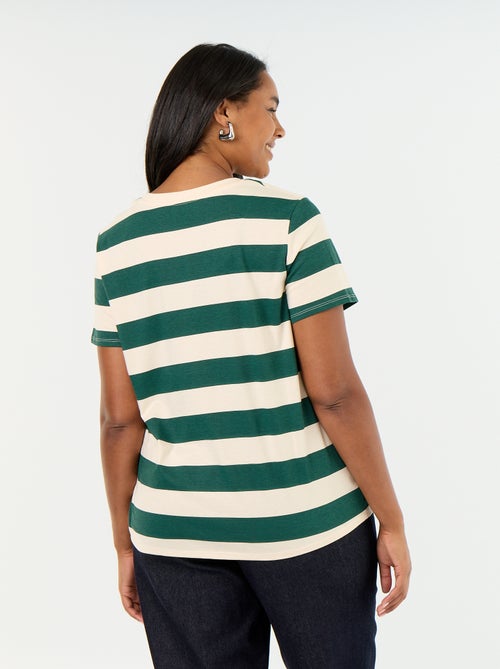 Short-sleeved T-shirt with print - Kiabi Short-sleeved T-shirt with print - Kiabi