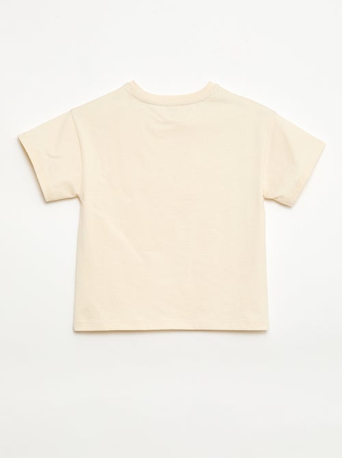 Short-sleeved Tough Cotton T-shirt - Kiabi