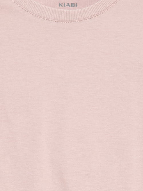 Short-sleeved Tough Cotton T-shirt - Kiabi