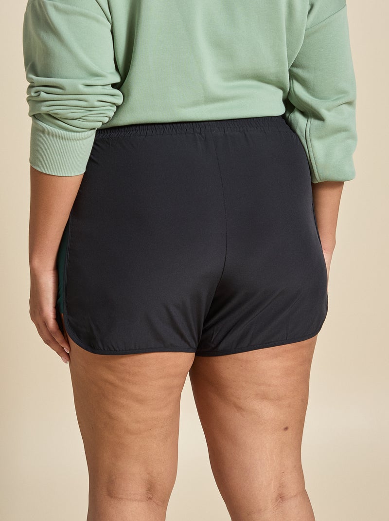 Short sportivi color block - (ekstract) Nero - Kiabi