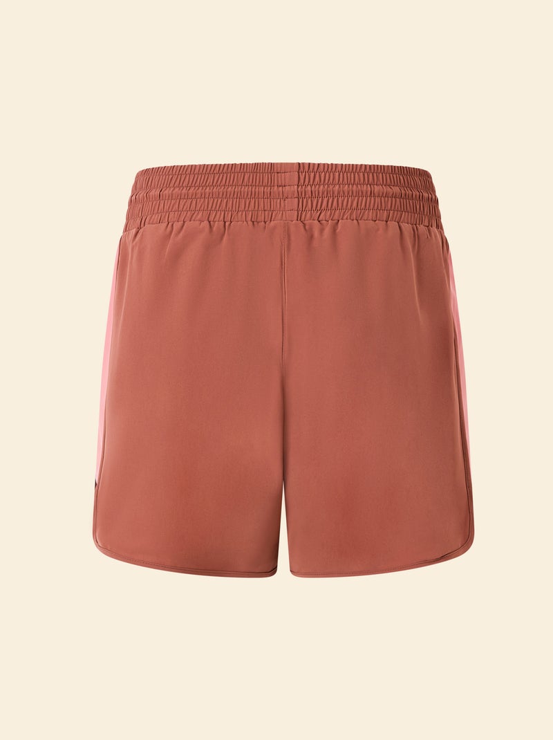 Short sportivi color block Marrone - Kiabi