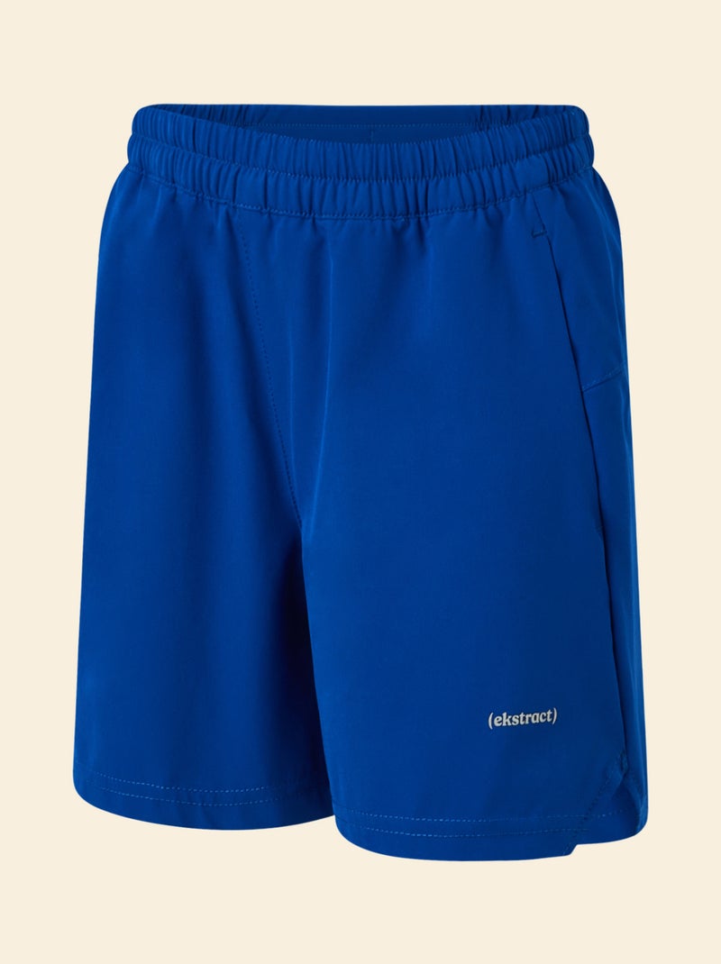 Short sportivo con tasca posteriore con zip - (ekstract) Blu - Kiabi