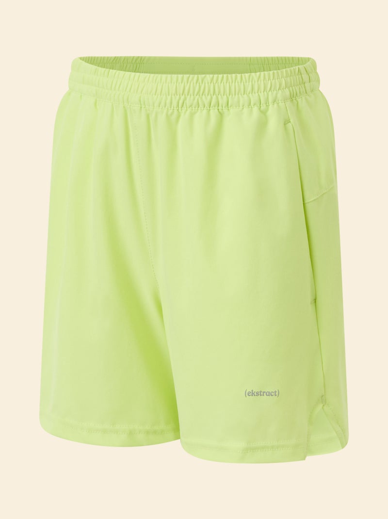Short sportivo con tasca posteriore con zip - (ekstract) Giallo - Kiabi