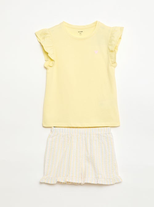 Short T-shirt + Shorts Pyjama Set - 2 pieces - Kiabi