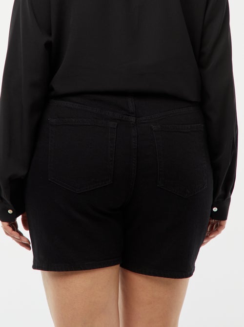 Short taille haute en jean 5 poches - Kiabi