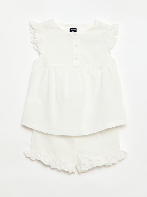 Short Tank Top and Shorts Pajama Set - 2 Pieces - Kiabi