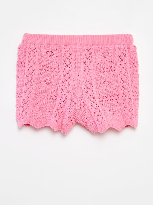 Short uni en crochet - Kiabi