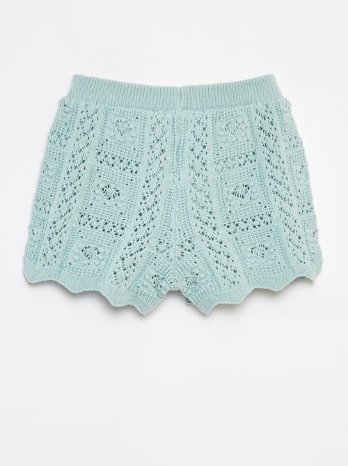 Short uni en crochet - Kiabi