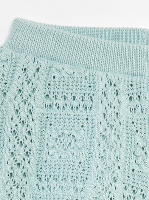 Short uni en crochet - Kiabi