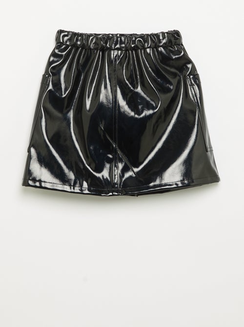 Short vinyl skirt with large pockets - Kiabi
