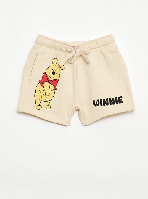 Short 'Winnie' 'Disney' en molleton non gratté - Kiabi