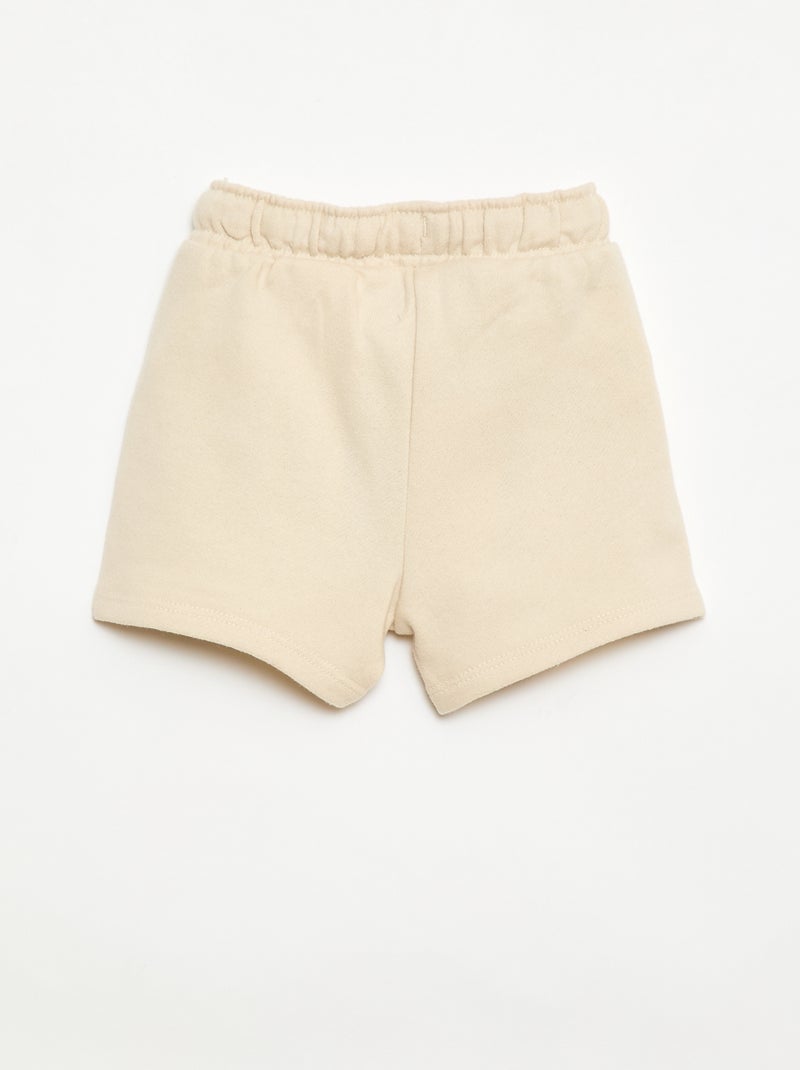 Short 'Winnie' 'Disney' en molleton non gratté Beige - Kiabi