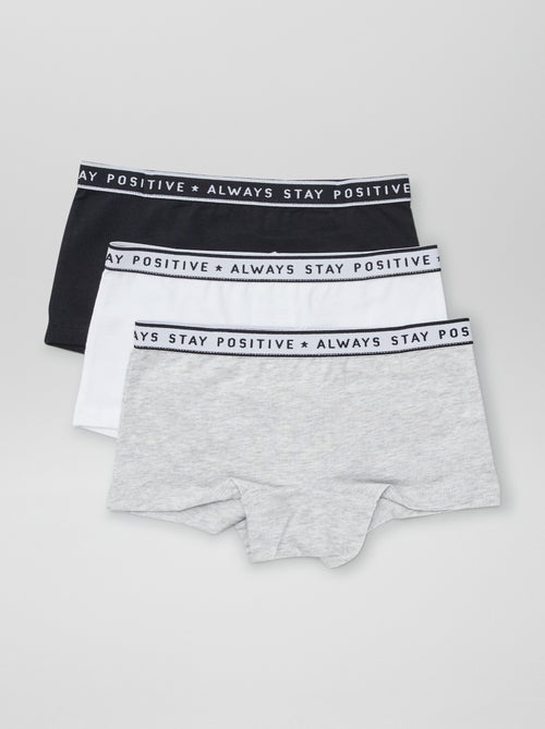 Shorties en jersey - Lot de 3 - Kiabi