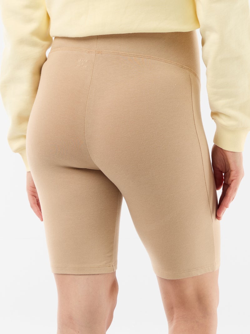 Shorts ciclisti premaman Beige - Kiabi