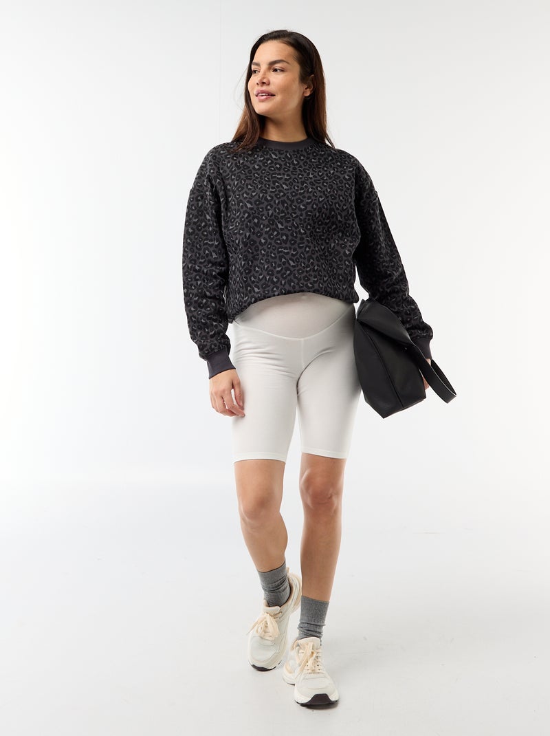 Shorts ciclisti premaman Bianco - Kiabi