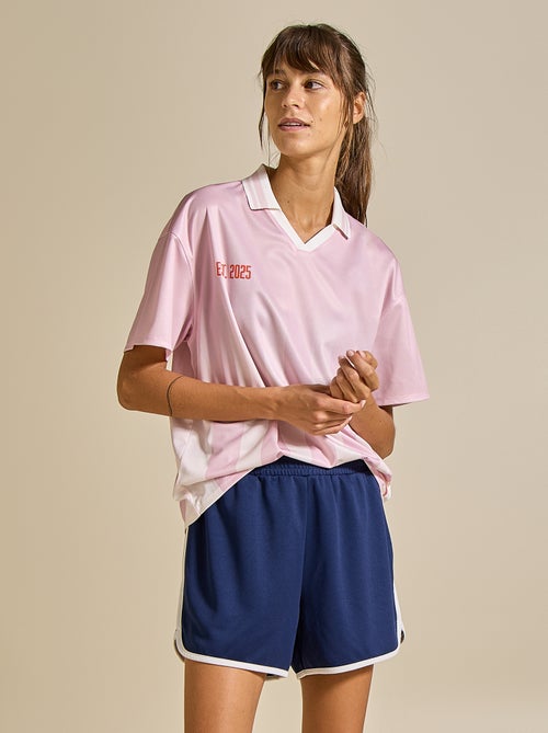 Shorts mit Kontrastbündchen - Kiabi