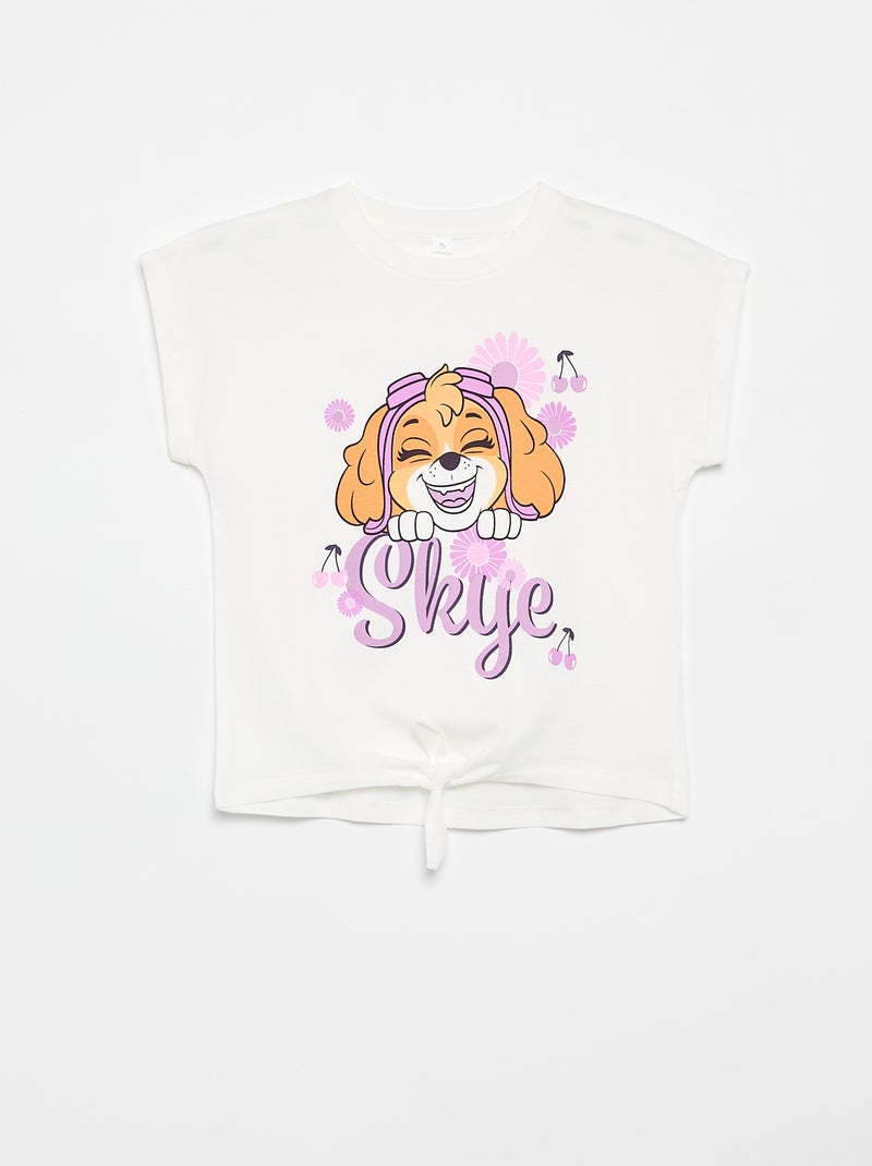 Shorts + T-shirt Set 'Paw Patrol' White - Kiabi