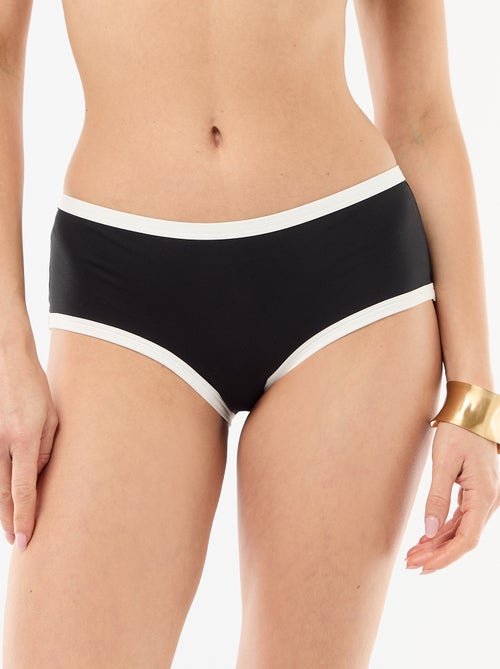 Shorty de bain avec bords contrastés - Kiabi