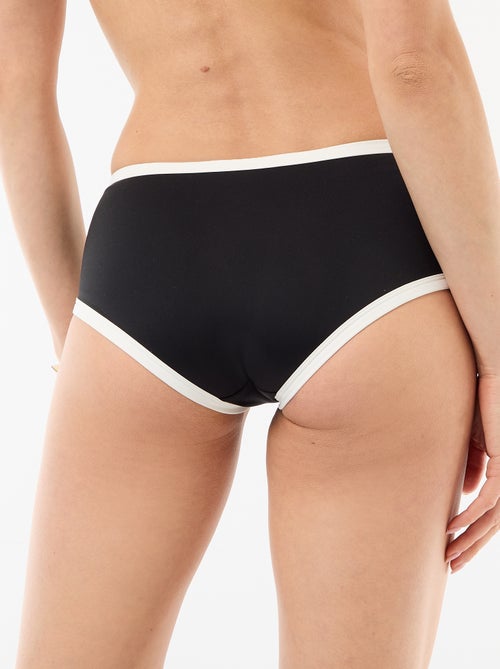 Shorty de bain avec bords contrastés - Kiabi