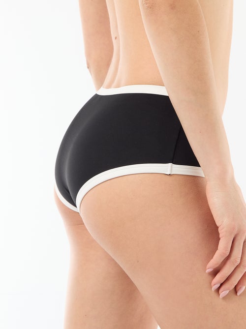 Shorty de bain avec bords contrastés - Kiabi