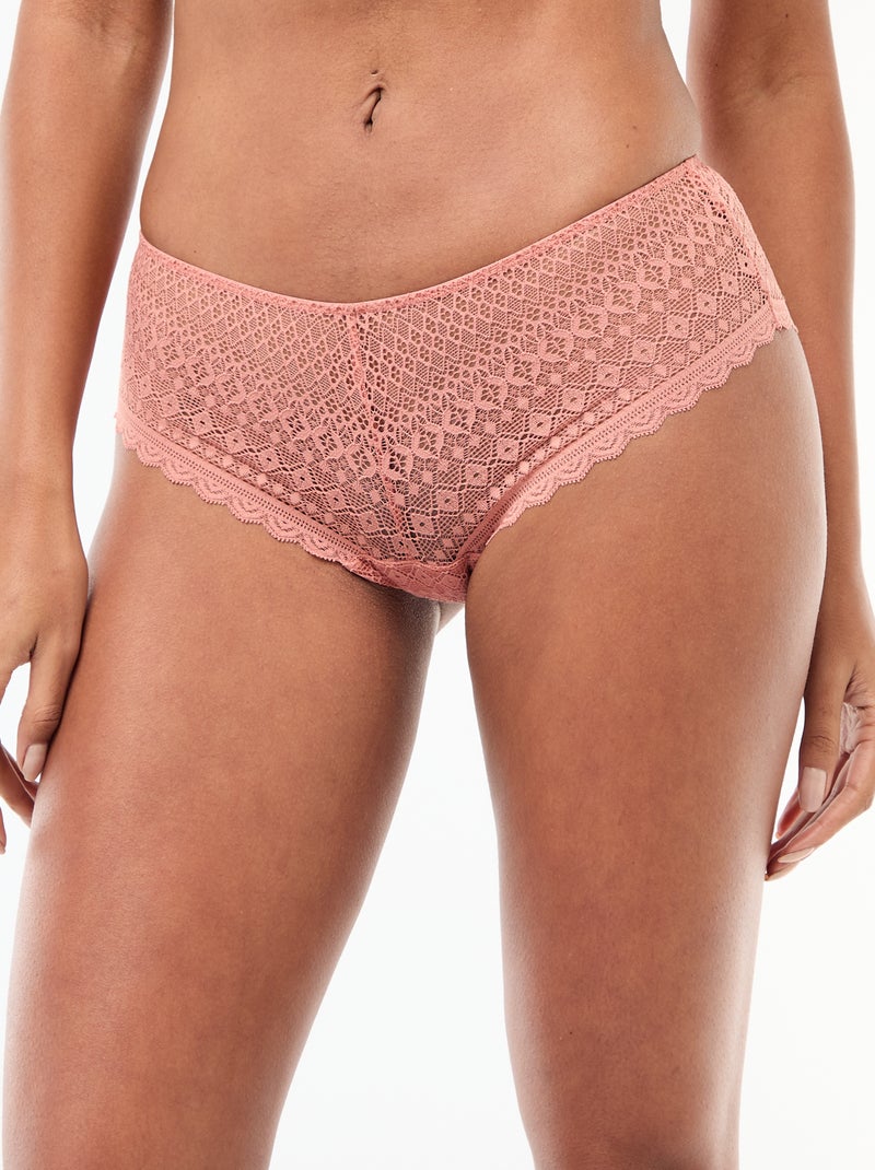 Shorty in pizzo Rosa - Kiabi