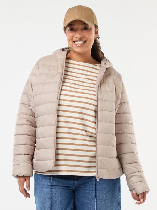 Showerproof quilted padded jacket - Kiabi