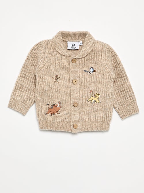 "Simba" "Disney" Cardigan with Embroidery - Kiabi