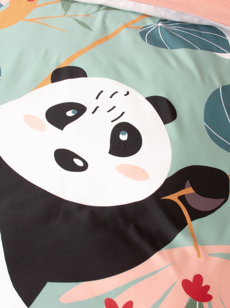 Single Duvet Cover (140 x 200 cm) Green - Kiabi