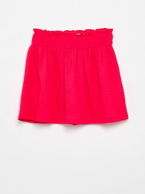 Skater mini skirt with integrated shorts - Kiabi
