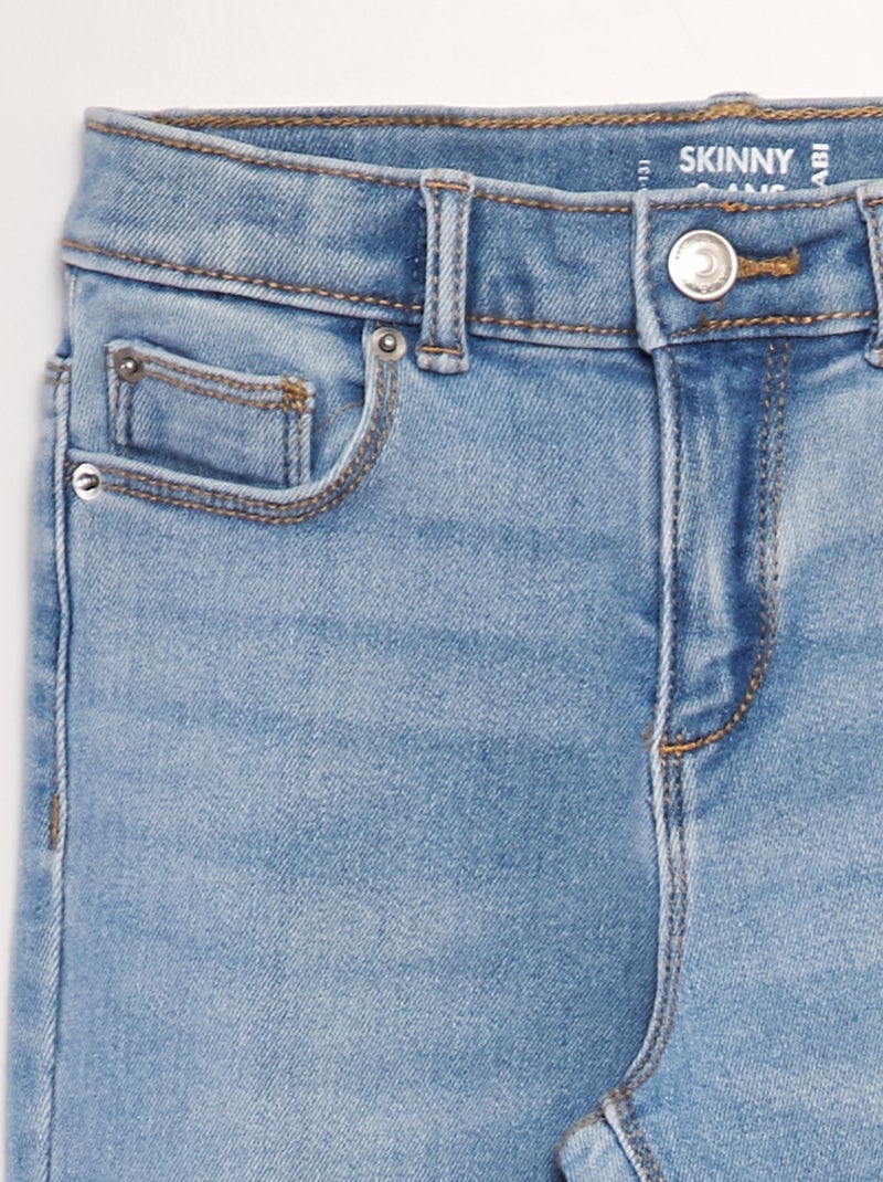 Skinny 5-pocket jeans BLUE - Kiabi