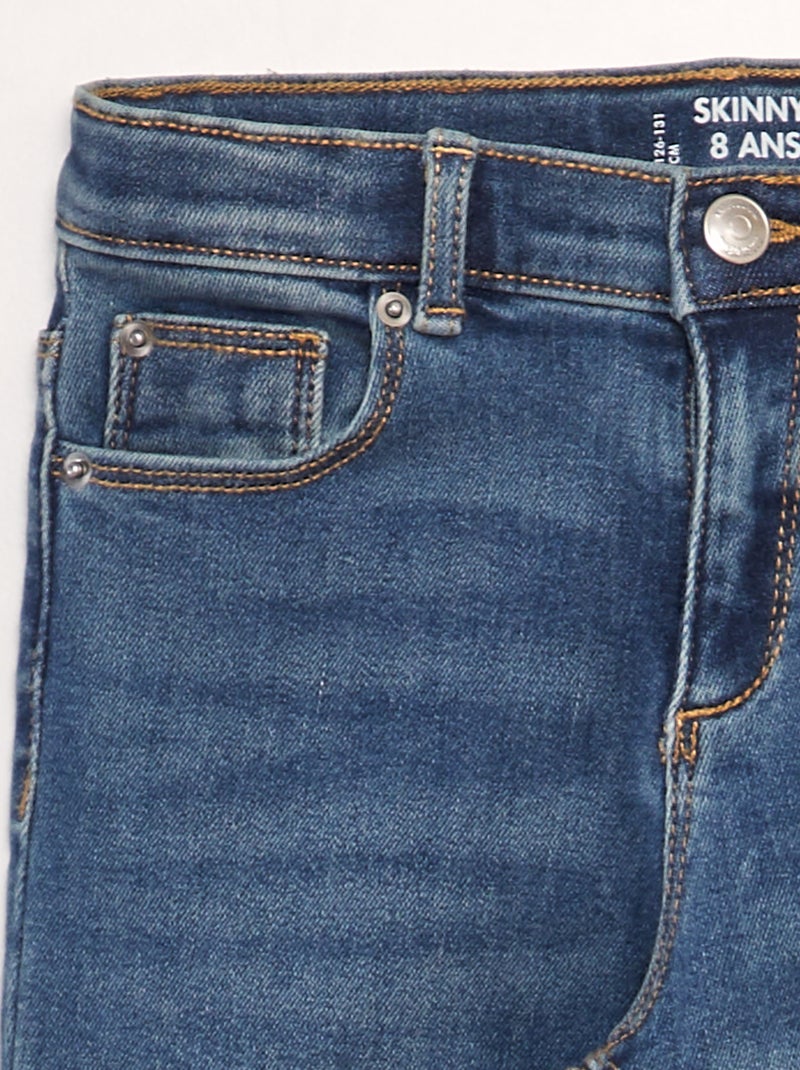 Skinny 5-pocket jeans BLUE - Kiabi